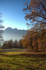 Wunderschöne Herbststimmung in Triesenberg in Liechtenstein 18.11.2020