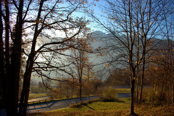 Wunderschöne Herbststimmung in Triesenberg in Liechtenstein 18.11.2020