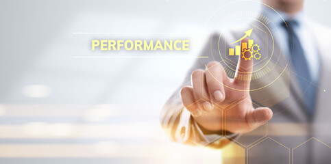 KPI key performance indicator increase optimisation business and industrial process.
