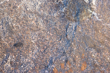 Granite stone texture background, close-up of the stone