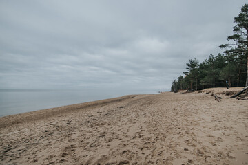 sand dunes and clouds