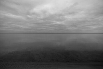 clouds over the sea