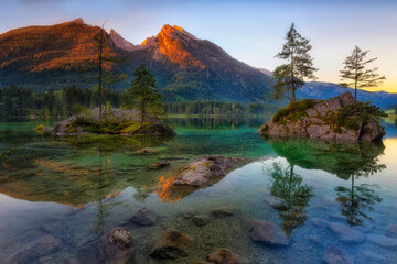 Hintersee, Berchtesgadener Land, Bavaria, Germany