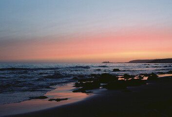 Naklejka premium Atardecer en Maspalomas, Gran Canaria.