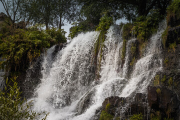 beautiful clean waterfall in Shake