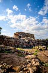 Hystorical Stone Building Nuraghe S'Ortali e su Monti near Tortoli Sardinia
