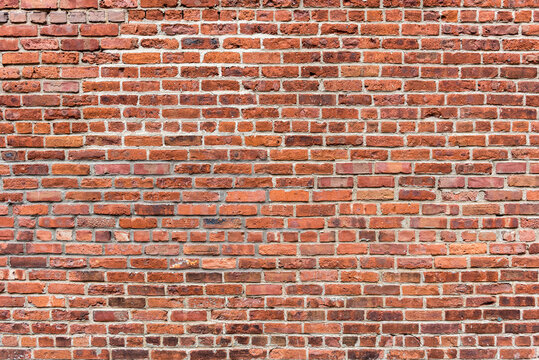 Brick wall background. Old texture brick wall.