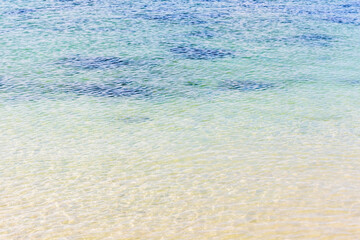 Clean sea water on summer season