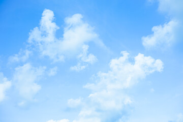 A good day covered with lots of sky and clouds background with copy space for text or banner for website
