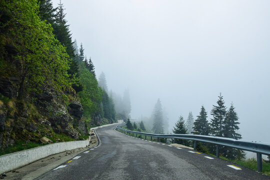 Transbucegi Road , Carpathian Mountains , Romania 