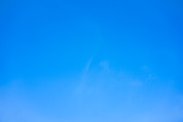 view of wonderful bue sky and clouds background with copy space for wallpaper or banner