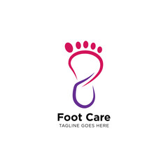 foot logo and icon vector illustration, best logo for company and business