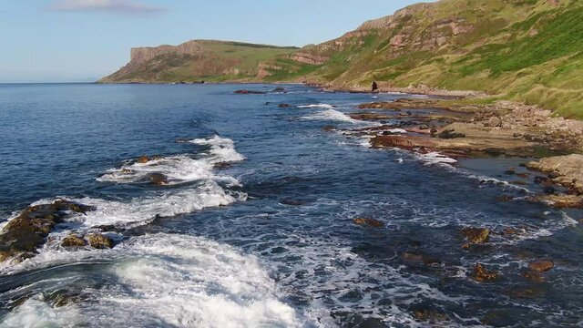 Fair Head Atlantic Ocean Co Antrim Coastline Northern Ireland