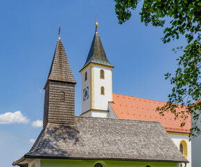 Fototapeta premium sunny illuminated spires