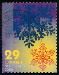 Snowflakes (Snow Crystals), December Stamps Christmas serie, circa 2006