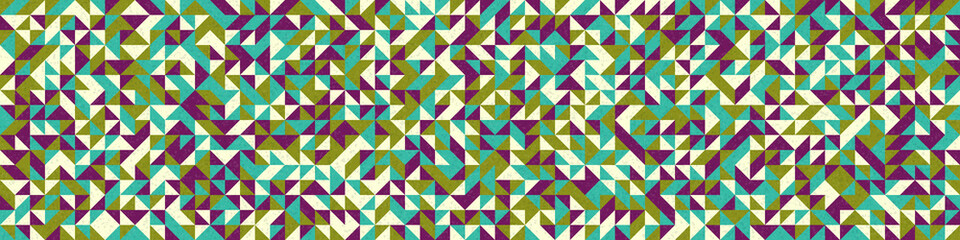 Fototapeta premium Abstract Geometric Pattern generative computational art illustration