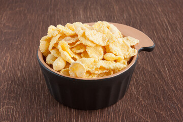 delicious cornflakes in honey glaze