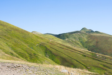 Fototapeta premium Veduta dal crinale dell'Appennino toscoemiliano, Fanano, Italia