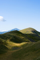 Veduta dal crinale dell'Appennino toscoemiliano, Fanano, Italia