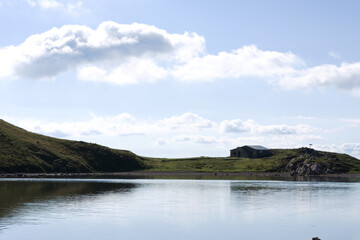 Fototapeta premium Lago Scaffaiolo nel Appennino Toscoemiliano, Italia