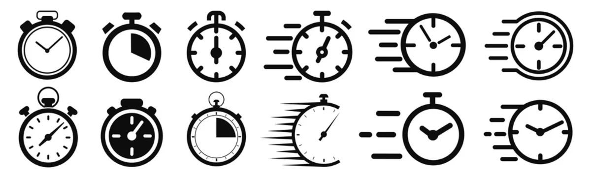 Fast Clock Timer Icon, Quick Time, Fast Delivery Timer Vector, Time Out  Sign, Countdown, Fast Service Sign, Clock Speedy Flat, Deadline Concept,  Stopwatch In Motion Symbol 27667980 Vector Art at Vecteezy