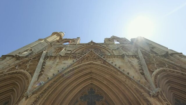 The Lala Mustafa Pasha Mosque originally known as the Cathedral of Saint Nicholas. Considered one of the most beautiful Gothic buildings in the Mediterranean world.