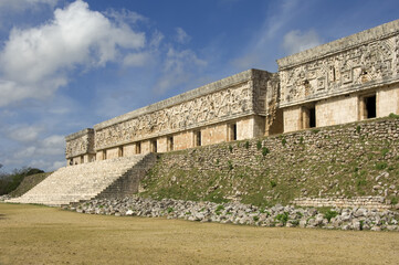 Palacio del Gobernador, Governor's Palace, Uxmal, Yucatan, Mexico, UNESCO World Heritage Site