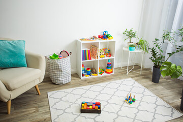 Organazing modern and comfortable living space for children - 394409938