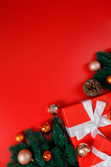 The background image for a presentation or to insert text greetings, Christmas holidays.
