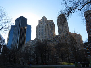 Fototapeta na wymiar West Side, New York Central Park in United States
