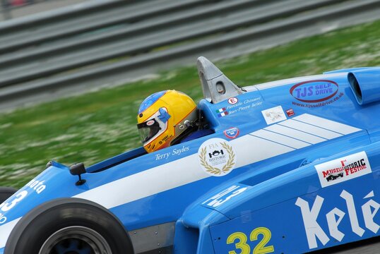 Mugello Circuit 1 April 2007: Unknown Run On Classic F1 Car 1983 Osella FA1D (ex PierCarlo Ghinzani - Jean Pierre Jarier) On Mugello Circuit In Italy During Mugello Historic Festival.