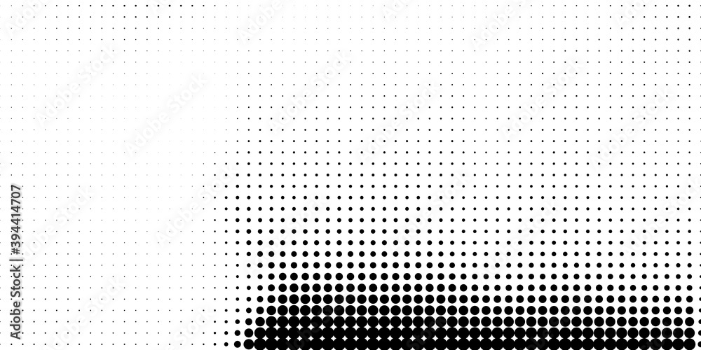Poster halftone in abstract style. geometric retro banner vector texture. modern print. white and black bac