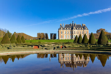 Sceaux Castle in Parc de Sceaux - Ile de France - Paris Region - France