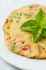 Simple omelet can become restaurant style food