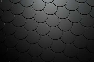 Abstract scaly background. Circular grid