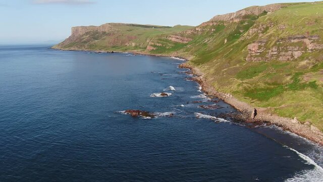 Fair Head Atlantic Ocean Co Antrim Coastline Northern Ireland