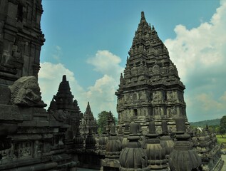 Inside Prambanan temple complex