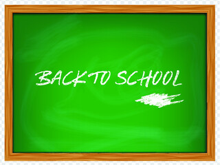 Chalkboard with green color 
