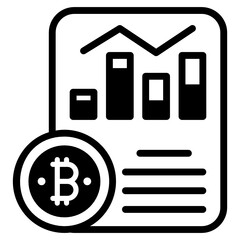 
Bitcoin news in solid style, btc with paper 
