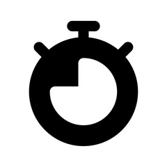
Stopwatch icon in modern style, vector of chronometer in editable style 
