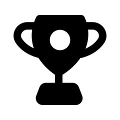 
Triumph icon, winning cup in editable style 
