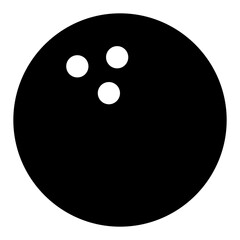
An icon design of bowling game, editable vector 
