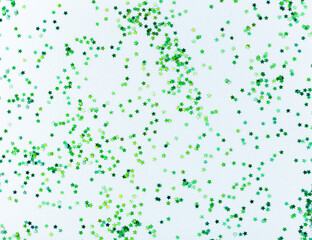 Abstract Christmas and new year background with shiny stars. Copy space.