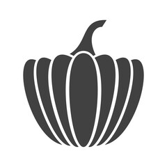 Pumpkins glyph icon isolated on white background. Element for your design works. Symbol of Halloween and Thanksgiving Day. Vector illustration.