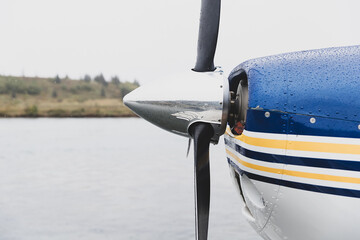 Float Plane Propeller on small aircraft