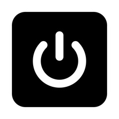 
Power button, an icon of shutdown button 
