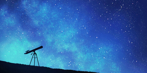 天体観測をする人々のイラスト 満天の星空 Background Wall Mural Backgrou わたほこり