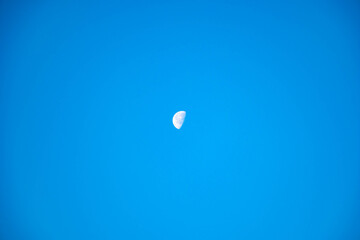 moon, sky, blue, night, space, nature, day, dark, astronomy, moonlight, light, evening, full, clouds, planet, lunar, cloud