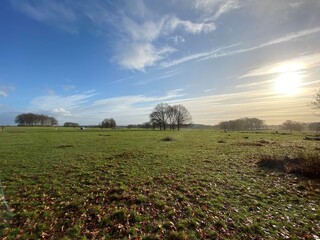 Tatton Park in Cheshire in the Autumn Sunshine