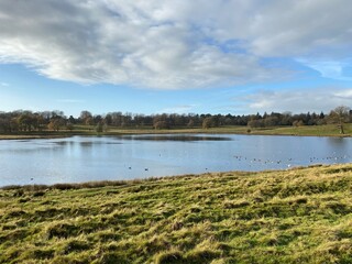 Tatton Park in Cheshire in the Autumn Sunshine